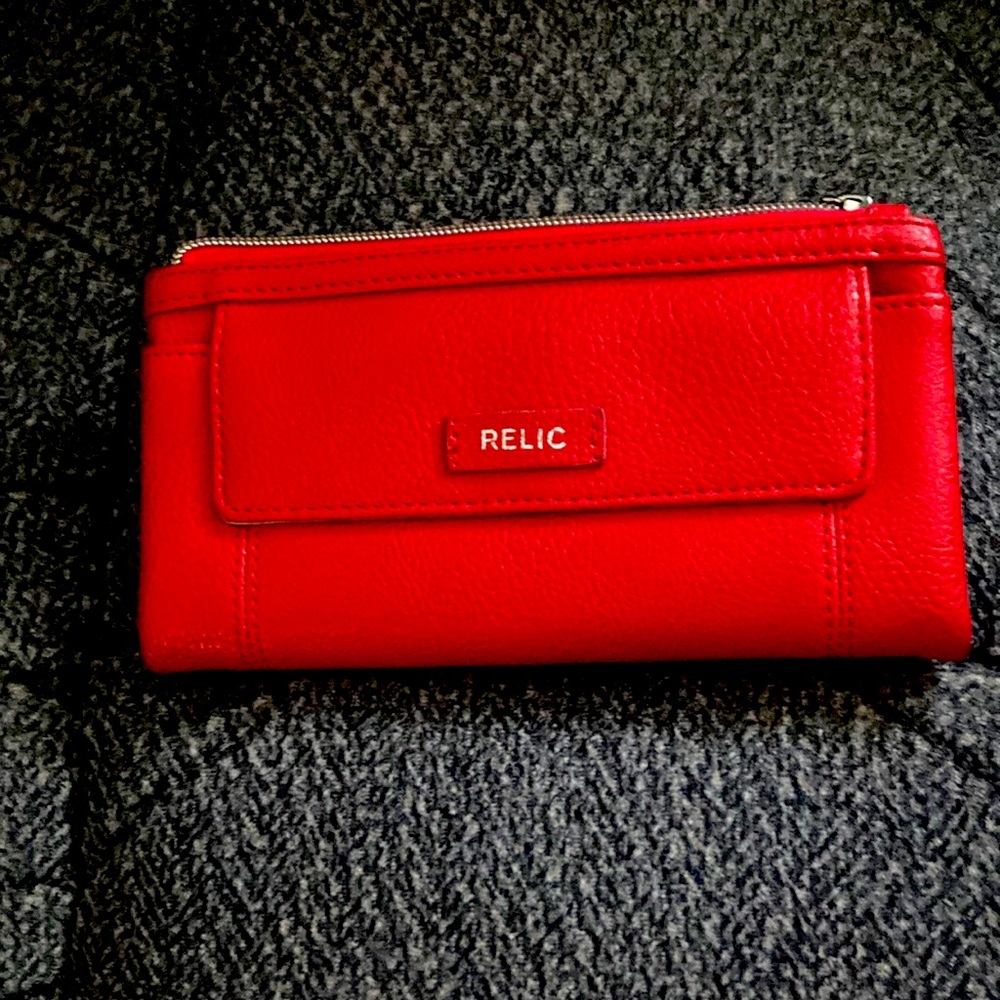 Relic red gently used wallet good condition!